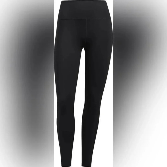 Adidas Womens 7/8 Ankle Leggings Black 3-Stripes Size XS High Rise FJ7187 - Picture 6 of 6